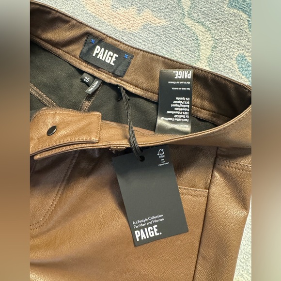 NWT Paige faux leather pants - Picture 3 of 3